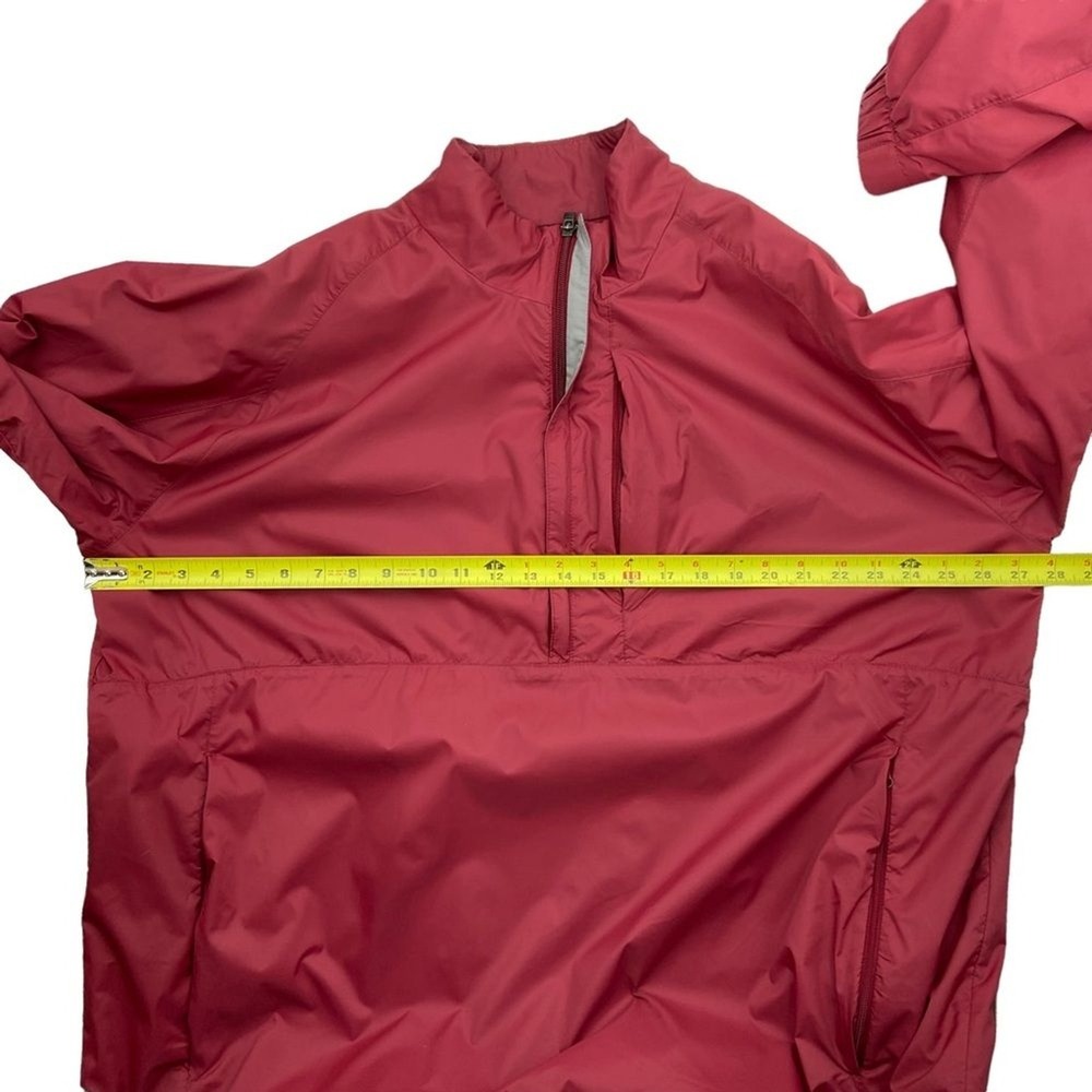 Nike Golf Clima-FIT Mens XXL Quarter Zip Pullover Windbreaker Red Jacket - Picture 9 of 12